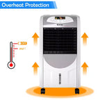 Refroidisseur d'air portable et chauffage-humidificateur Costway avec filtre lavable et télécommande