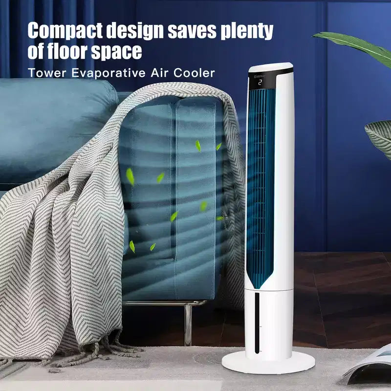 Costway Enfriador de Aire Evaporativo 3-en-1 Ventilador de Torre Portátil de 41'' Humidificador