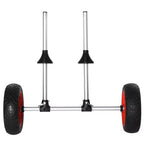 Carrito de kayak Soozier con estructura de aluminio resistente, barra transversal de ancho ajustable y ruedas grandes