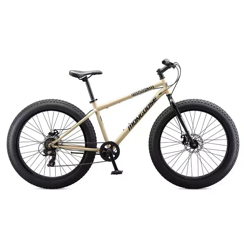 Bicicleta de montaña Mongoose Malus 26 de adulto con neumáticos anchos