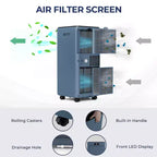 Climatiseur portable Costway 6000 BTU (10000 BTU ASHRAE) avec télécommande, refroidisseur d'air 3-en-1 avec fonction de déshumidification