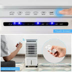 Enfriador de aire evaporativo 3 en 1 Costway, ventilador portátil de aire acondicionado con ventilador y humidificador