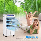 Enfriador de aire evaporativo 3 en 1 Costway, ventilador portátil de aire acondicionado con ventilador y humidificador