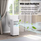 Climatiseur portable Costway 10000 BTU ASHRAE 3-en-1 avec déshumidificateur et mode ventilateur