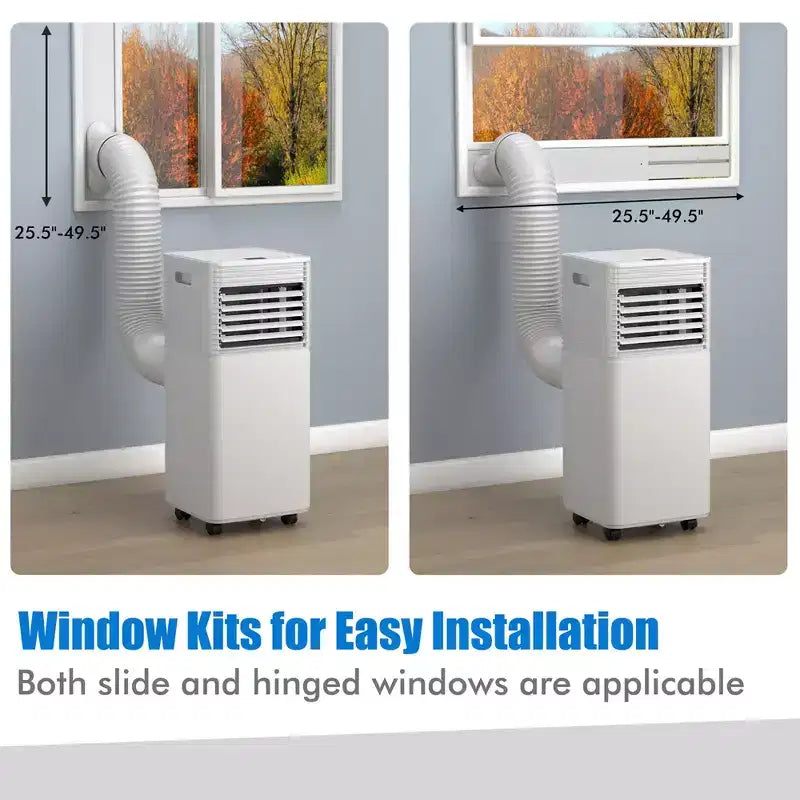 Climatiseur portable Costway 10000 BTU ASHRAE 3-en-1 avec déshumidificateur et mode ventilateur