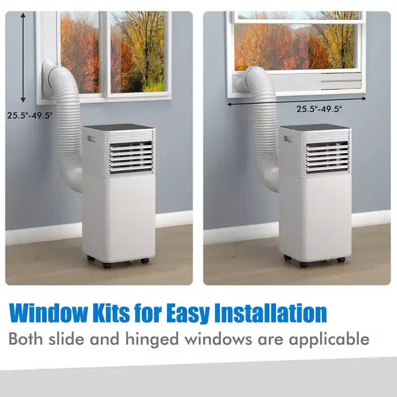 Climatiseur portable Costway 10000 BTU ASHRAE 3-en-1 avec déshumidificateur et mode ventilateur