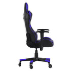 Silla de juegos Flash Furniture X20, tipo carreras, para oficina y ordenador, con respaldo reclinable y ruedas transparentes