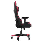 Silla de juegos Flash Furniture X20, tipo carreras, para oficina y ordenador, con respaldo reclinable y ruedas transparentes