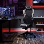 Silla de juego RESPAWN Flexx Mesh con soporte lumbar y reposacabezas ajustable