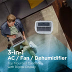Aire acondicionado portátil BLACK+DECKER con control remoto