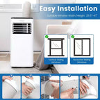 Climatiseur portable 4-en-1 Costway 5000 BTU (8000 BTU ASHRAE) avec ventilateur froid, déshumidificateur et mode veille