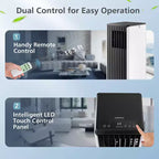 Climatiseur Portable Costway 7100 BTU (10000 BTU ASHARE) Unité AC 3-en-1 avec Refroidissement Déshumidification Ventilation Mode Veille
