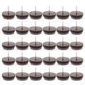Unique Bargains Nail on Felt Furniture Table Chair Leg Pads 27mm/1 Pack of 30