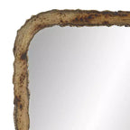 Espejo rectangular Uttermost Julian de bronce oxidado de 24 x 40