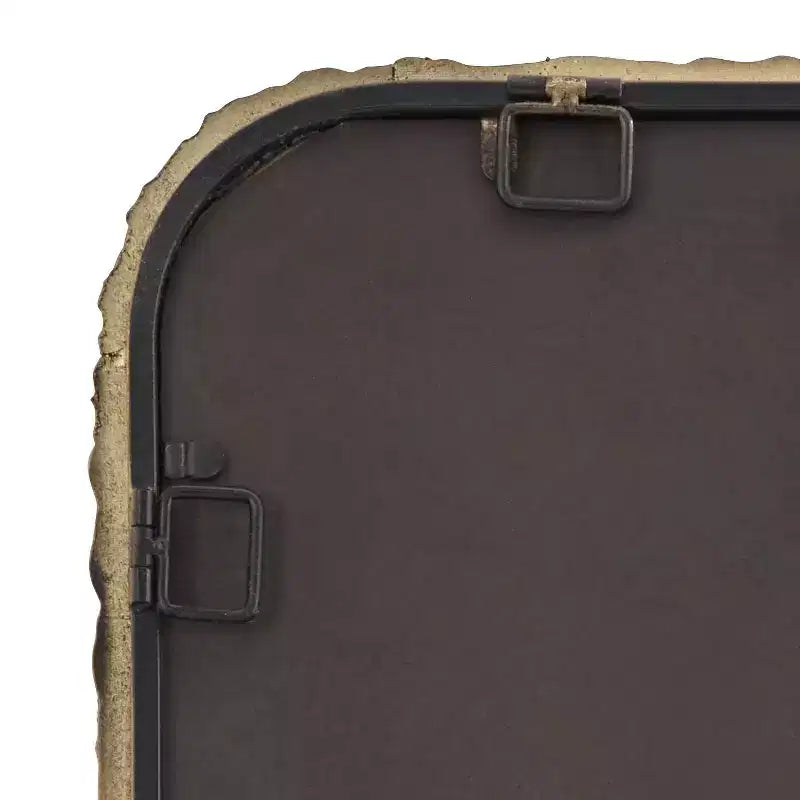 Espejo rectangular Uttermost Julian de bronce oxidado de 24 x 40