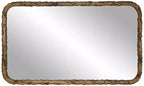 Espejo rectangular Uttermost Julian de bronce oxidado de 24 x 40