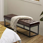 Banco ancho de dormitorio Gema 60 para dormitorio y sala de estar| ART OF LIVING DESIGNS