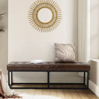 Banco ancho de dormitorio Gema 60 para dormitorio y sala de estar| ART OF LIVING DESIGNS