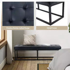 Banco ancho de dormitorio Gema 60 para dormitorio y sala de estar| ART OF LIVING DESIGNS