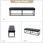 Banco ancho de dormitorio Gema 60 para dormitorio y sala de estar| ART OF LIVING DESIGNS