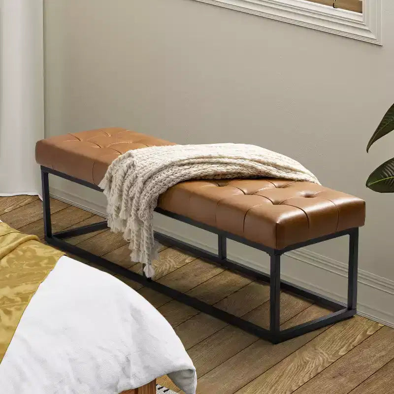 Banco ancho de dormitorio Gema 60 para dormitorio y sala de estar| ART OF LIVING DESIGNS