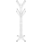 Designstyles Free Standing Luxurious Acrylic Coat Rack, Heavy Duty, Beautiful Home Decor, Perfect For Hats, Clothes, and Umbrellas