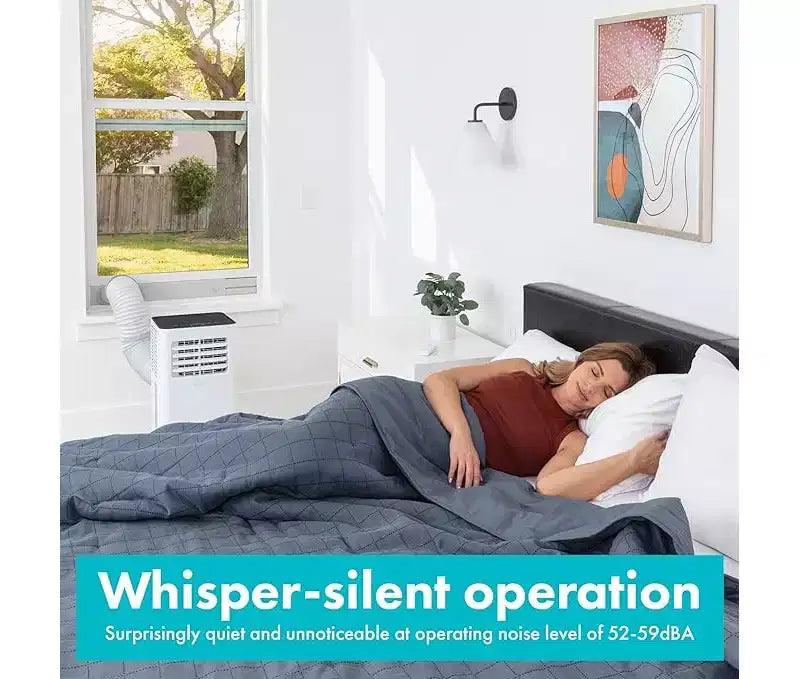 Climatiseur portable SereneLife 8 000 BTU avec Wi-Fi, déshumidificateur et ventilateur