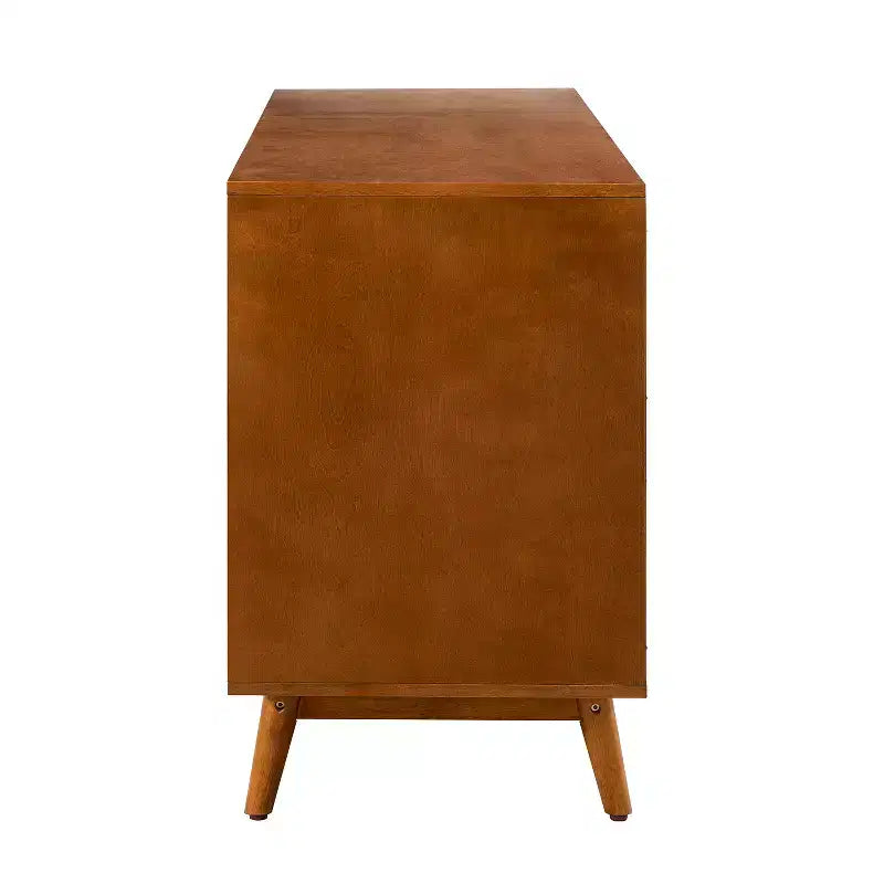 Enfilade Chris 58 à 3 tiroirs avec portes à lattes | KARAT HOME