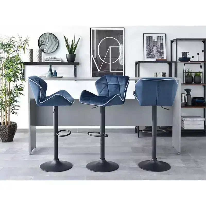 Taburete de bar/silla de bar contemporáneo ajustable Modern Home Luxe Spyder con rotación de 360°