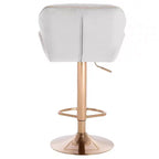 Taburete de bar/silla de bar contemporáneo ajustable Modern Home Luxe Spyder con rotación de 360°