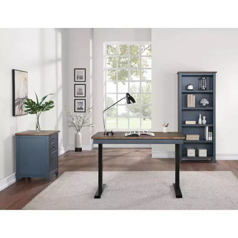 Escritorio eléctrico ajustable para sentarse/levantarse Farmhouse - Martin Furniture