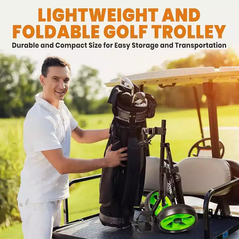 Carrito de golf plegable de 3 ruedas