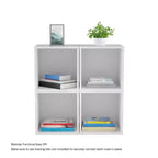 Mesa auxiliar de cubos modulares apilables contemporáneos