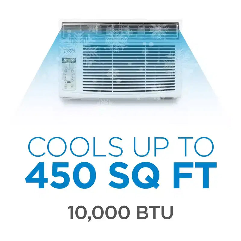 Aire acondicionado COMMERCIAL COOL con control remoto y termostato ajustable