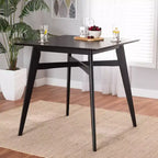 Mesa alta de pub de madera Leena de Baxton Studio
