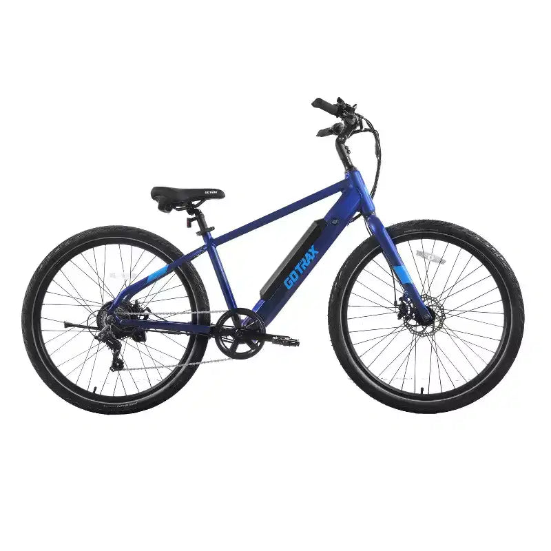 Bicicleta híbrida eléctrica GOTRAX Adult Transfer 27.5 con cuadro tipo "step-over"