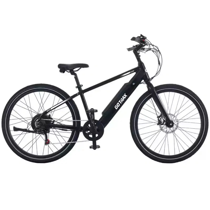 Bicicleta híbrida eléctrica GOTRAX Adult Transfer 27.5 con cuadro tipo "step-over"
