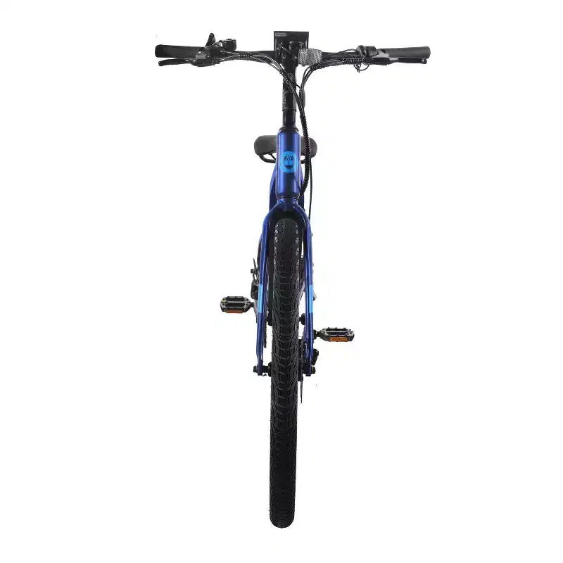 Bicicleta híbrida eléctrica GOTRAX Adult Transfer 27.5 con cuadro tipo "step-over"