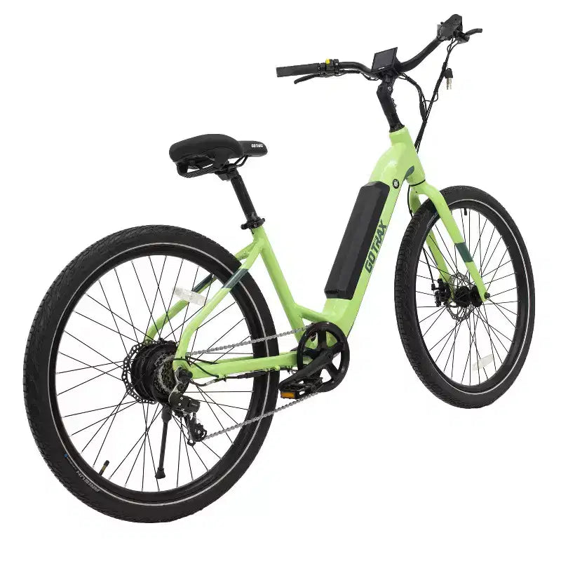 Bicicleta híbrida eléctrica GOTRAX Adult Transit 27.5 con cuadro bajo