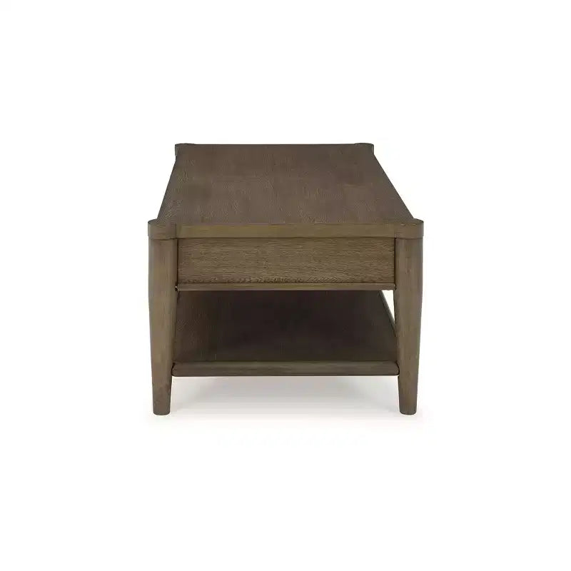 Table basse rectangulaire à 2 tiroirs Signature Design by Ashley Roanhowe, marron