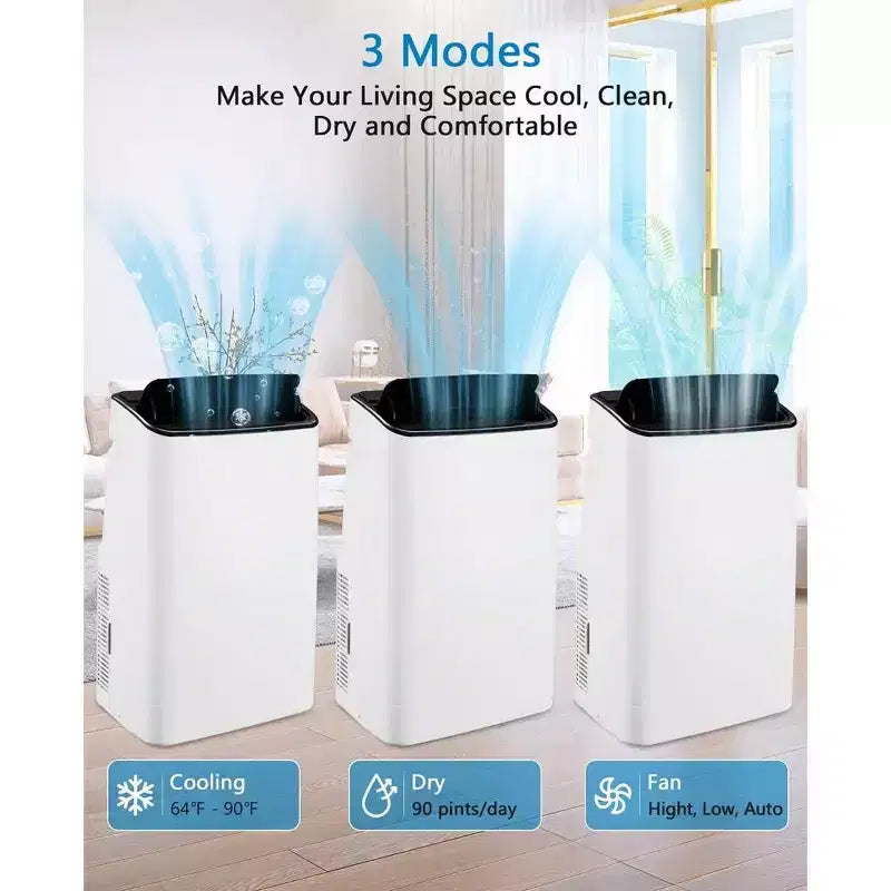 Climatiseurs portables de 14 000 BTU, Climatiseur portable pour chambre à coucher