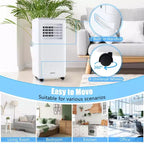 Climatiseur portable Costway 6500 BTU (10000 BTU ASHRAE) 3-en-1 avec déshumidificateur