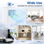 Climatiseur portable Costway 9000 BTU 3 en 1 avec ventilateur, déshumidificateur et mode veille 6250 BTU (9000 BTU ASHRAE)