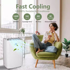 Climatiseurs portables de 12 000 BTU pour chambre jusqu'à 51 m²