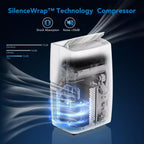 Climatiseur portable 14 000 BTU, Climatiseur portable pour pièces jusqu'à 70 m²