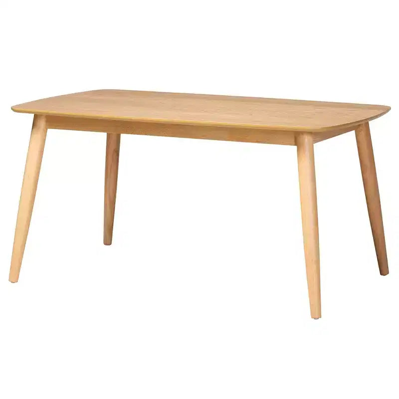 Juego de comedor de 7 piezas Emmali de ratán y madera estilo bohemio moderno de Baxton Studio