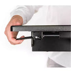 Soporte elevador para monitor de escritorio de pie de dos niveles con bandeja de teclado incorporada Stand Up Desk Store AirRise Pro (blanco, 32 de ancho)