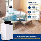Climatiseur et Chauffage Portable SereneLife 12 000 BTU