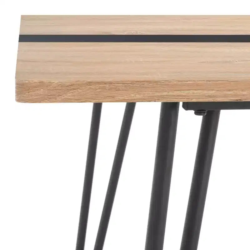 Mesa de comedor Alarick - DTB5802 - Natural/Negro - Safavieh