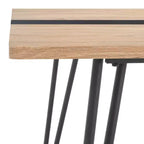 Mesa de comedor Alarick - DTB5802 - Natural/Negro - Safavieh